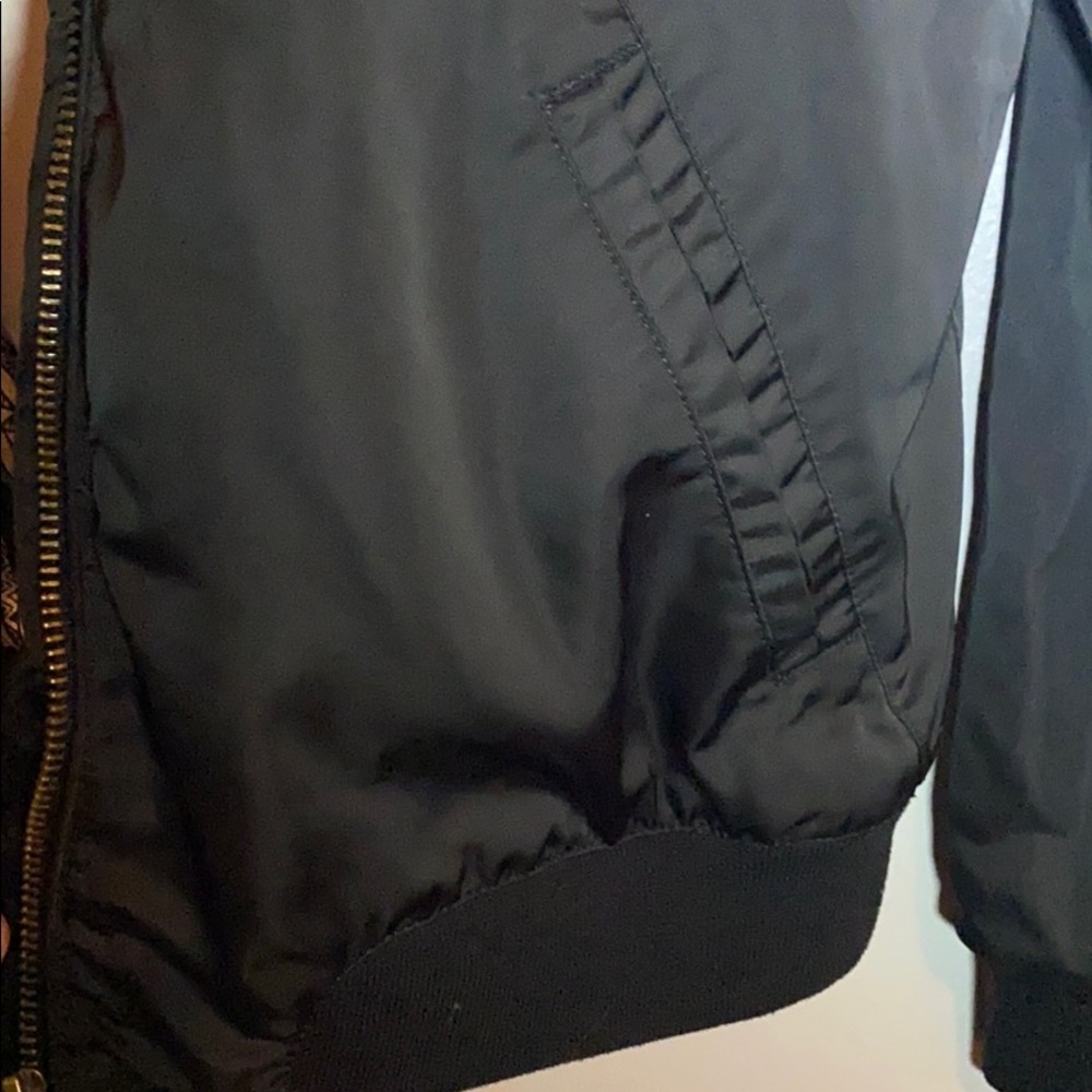 Silk Bomber Jacket - image 4